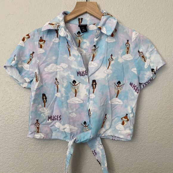 Our Universe Disney Hercules The Muses Cropped Top XS *Rare EUC - Picture 1 of 5